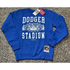 NEW Mitchell & Ness Los Angeles Dodgers Men's MLB Stadium Crewneck (Small)
